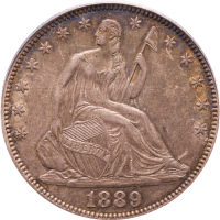 1889 Seated Liberty Half (50c) Obverse Image