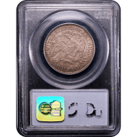 1889 Seated Liberty Half (50c) Reverse Slab Image