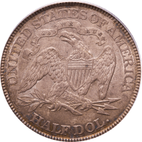 1889 Seated Liberty Half (50c) Reverse Image