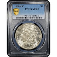1890-CC Morgan Dollar ($1) Obverse Slab Image