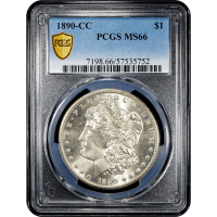 1890-CC Morgan Dollar ($1) Obverse Slab Image