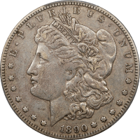 1890-CC Morgan Dollar ($1) OBVERSE Image