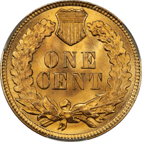 1890 Indian Cent (1c) REVERSE Image