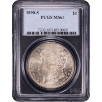 1890-S Morgan Dollar ($1) Obverse Slab Image