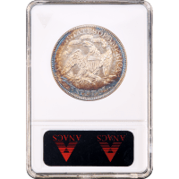 1890 Seated Liberty Half Dollar (50c) Reverse Slab Image