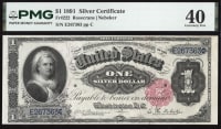 1891 $1 Martha Silver Certificate OBVERSE Image