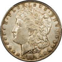 1891-CC Morgan Dollar ($1) Obverse Image