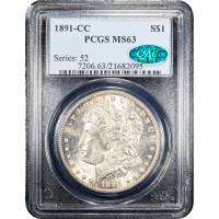 1891-CC Morgan Dollar ($1) SLAB Image