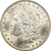 1891-CC Morgan Dollar ($1) VAM 3 Spitting Eagle Obverse Image
