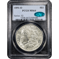 1891-O Morgan Dollar ($1) Obverse Slab Image