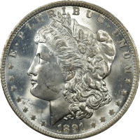 1891-O Morgan Dollar ($1) Rattler Obverse Image