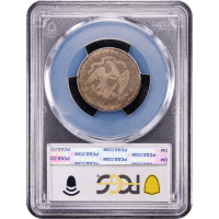 1891-O Seated Liberty Quarter (25c) Reverse Slab Image