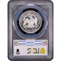 1891 Seated Liberty Half Dollar (50c) Reverse Slab Image