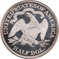 1891 Seated Liberty Half Dollar (50c) Reverse Image