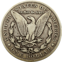 1892-CC Morgan Dollar ($1) Reverse Image