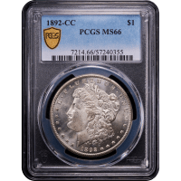 1892-CC Morgan Dollar ($1) Obverse Slab Image