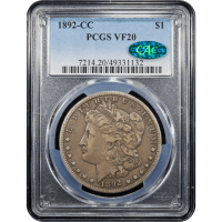 1892-CC Morgan Dollar ($1) SLAB Image