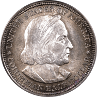 1892 Columbian Commemorative Half Dollar (50c) OGH Obverse Image