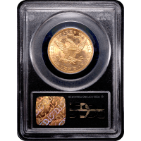 1892 Liberty Gold Eagle ($10) OGH Reverse Slab Image