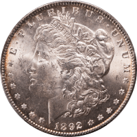 1892 Morgan Dollar ($1) OBVERSE Image