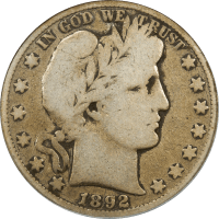 1892-O Barber Half Dollar (50c) Micro O OBVERSE Image