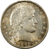 1892-S Barber Quarter (25c) Obverse Image