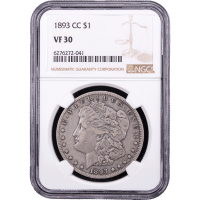 1893-CC Morgan Dollar ($1) Obverse Slab Image
