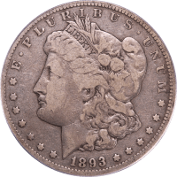 1893-CC Morgan Dollar ($1) OBVERSE Image