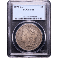 1893-CC Morgan Dollar ($1) Obverse Slab Image