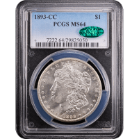 1893-CC Morgan Dollar ($1) Obverse Slab Image