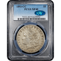 1893-CC Morgan Dollar ($1) Obverse Slab Image