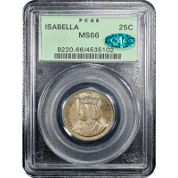1893 Isabella Commemorative Quarter (25c) OGH SLAB Image