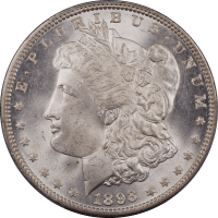 1893 Morgan Dollar ($1) OBVERSE Image