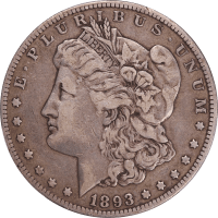 1893 Morgan Dollar ($1) OBVERSE Image