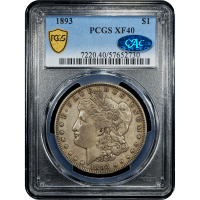 1893 Morgan Dollar ($1) Obverse Slab Image