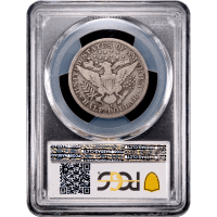 1893-S Barber Half Dollar (50c) Reverse Slab Image