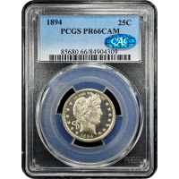 1894 Barber Quarter (25c) Obverse Slab Image