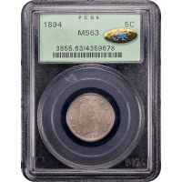 1894 Liberty Nickel (5c) Obverse Slab Image