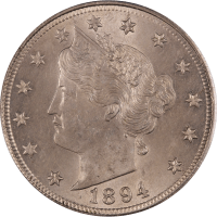 1894 Liberty Nickel (5c) Obverse Image