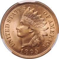 1895 Indian Cent (1c) OBVERSE Image