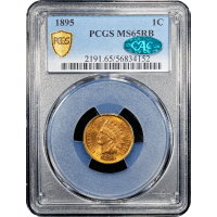 1895 Indian Cent (1c) Obverse Slab Image