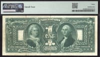 1896 $1 Educational Silver Certificate Reverse Image