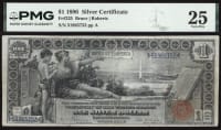 1896 $1 Educational Silver Certificate Obverse Image