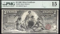 1896 $2 Educational Silver Certificate OBVERSE Image
