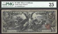1896 $5 Educational Silver Certificate Obverse Image