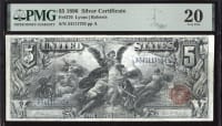 1896 $5 Educational Silver Certificate OBVERSE Image