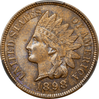 1898 Indian Cent (1c) Obverse Image