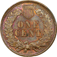 1898 Indian Cent (1c) Reverse Image