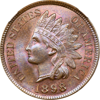 1898 Indian Cent (1c) OBVERSE Image