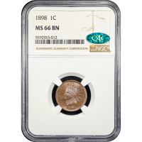 1898 Indian Cent (1c) SLAB Image